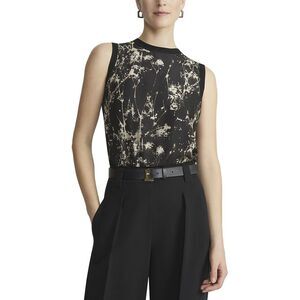 Lafayette 148 New York Womens Silk-Blend Sweater, Black